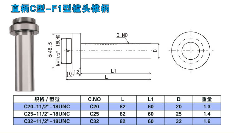 F1型可調(diào)式鏜頭