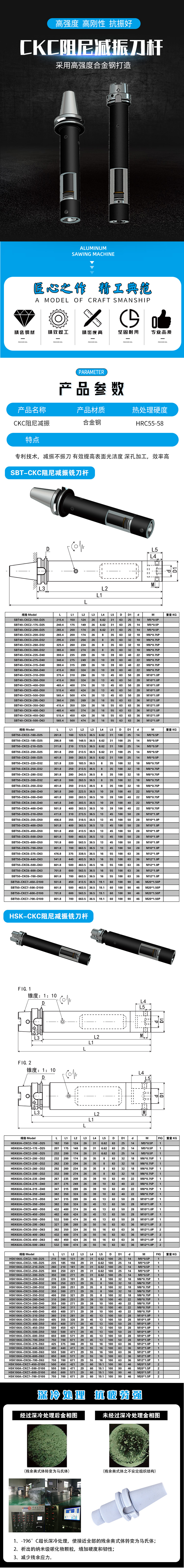 CKC阻尼減振刀柄